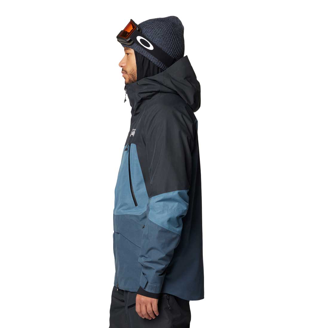 Mountain Hardwear Sky Ridge GoreTex Jacket Men's in Moon Blue Adriatic Blue Black